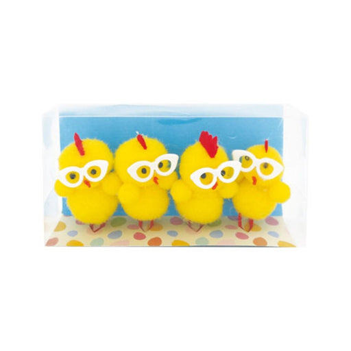 Plush Chicken Deco pack 4 Pack