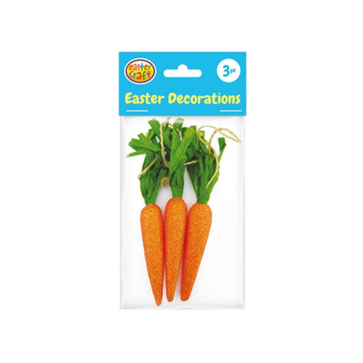 Easter Decorations Carrots 3Pack