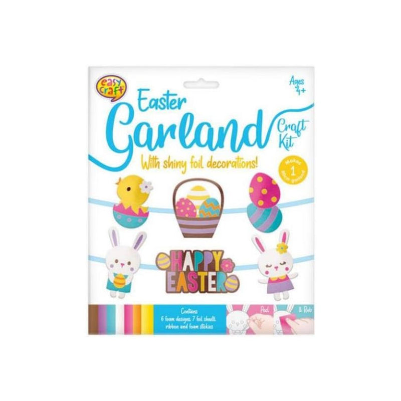 Easter Garland Kit 80cm with 6 Foam Shapes