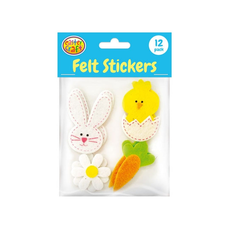 Easter Felt Bunny Chick Carrot Stickers