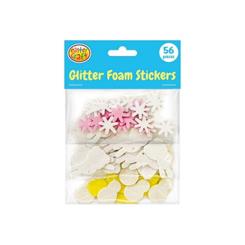 Foam Glitter Stickers 56 Pack