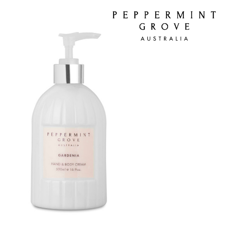 Peppermint Grove Hand Cream Pump 500ml -Gardenia