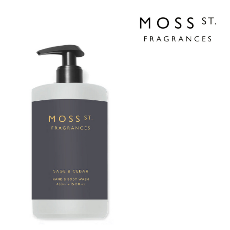 Wash Sage and Cedar Hand and Body Wash 450ml