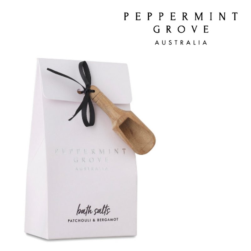 Peppermint Grove Bath Salts 200g - Patchouli &Bergamot