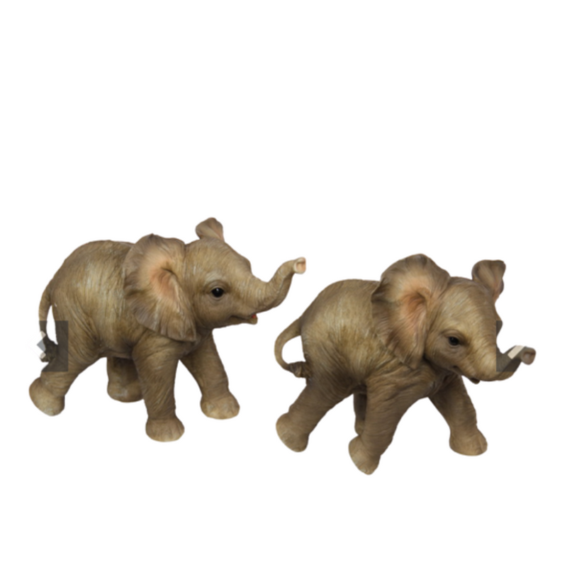 Standing Baby Elephant 22cm Assorted