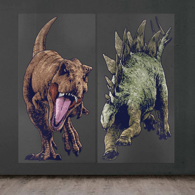 Jurassic Into The Wild Scene Setter Backdrop 2Pk