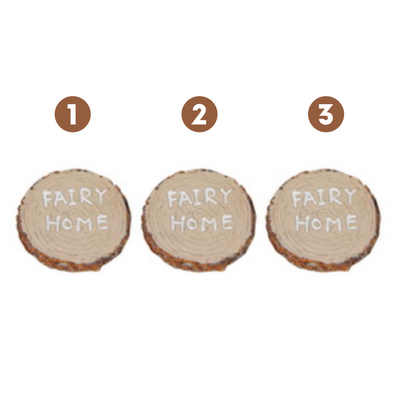 Miniature 3cm Fairy Stones withWording 3 A ssorted