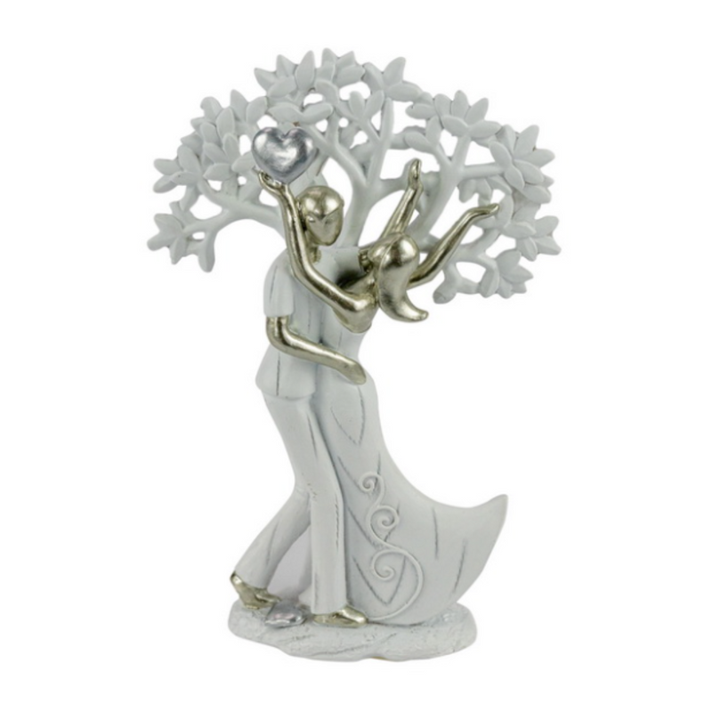 Loving Couple with Blossoming Tree 14cm