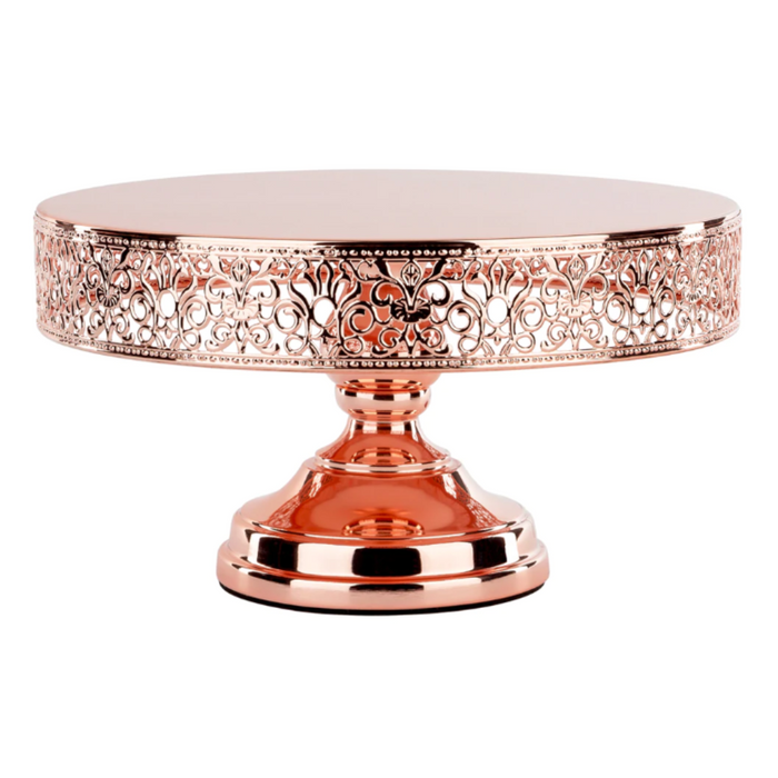 Sweets Stand™ Metal Cake Stand Rose Gold Plated 30cm