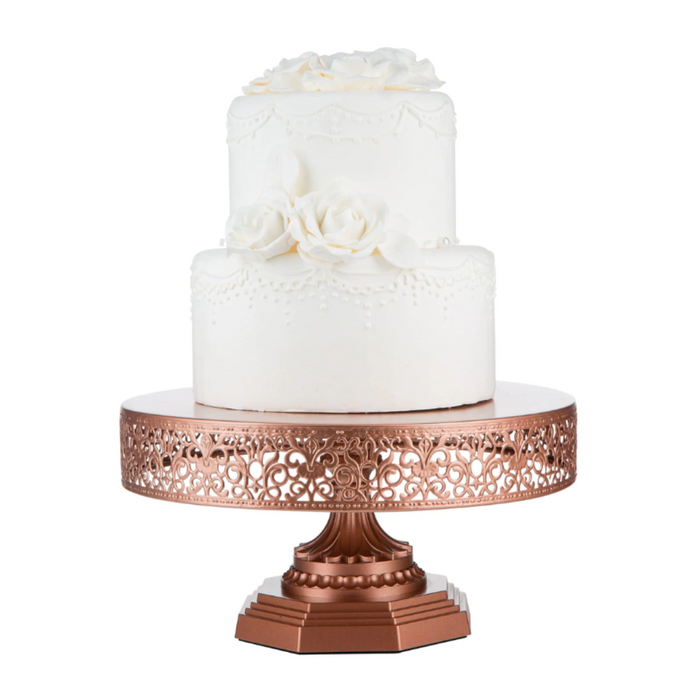 Sweets Stand™ Metal Cake Stand Rose Gold 30cm