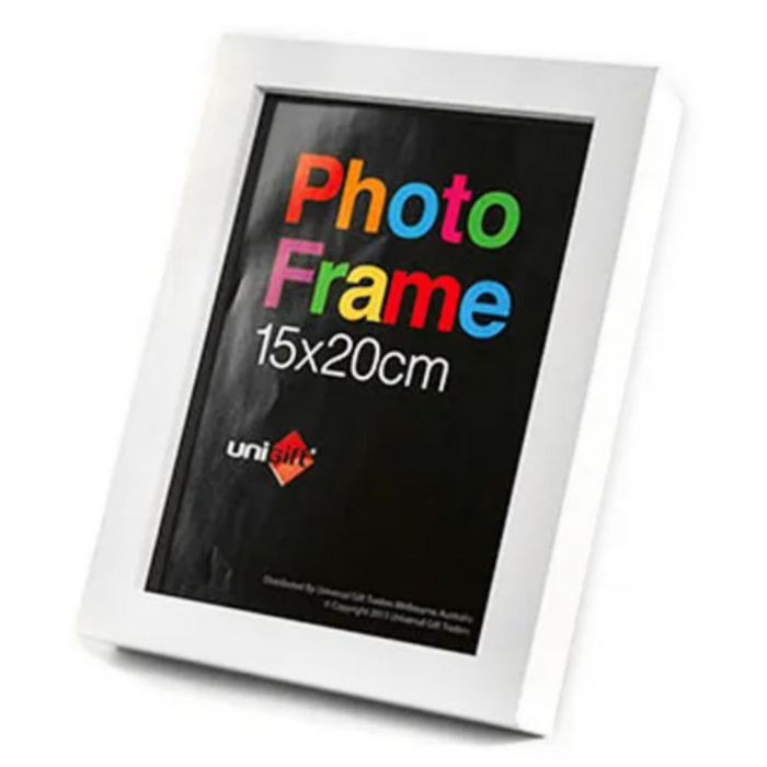 15X20Cm Mdf Photo Frame White