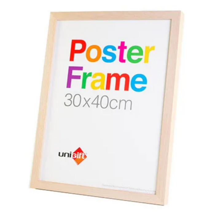 30X40Cm Mdf Poster Frame Natur