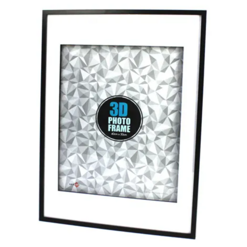 50X70 40X50Cm 3D Frame Black