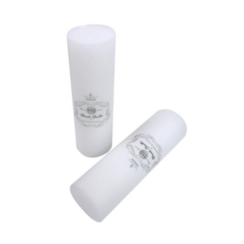 UNSCENTED WHITE PILLAR CANDLE ( 7x22.5CM )