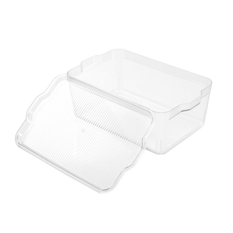 Crystal Reno Storage Box Clear With Lid Sml 28X17.5X10.5Cm