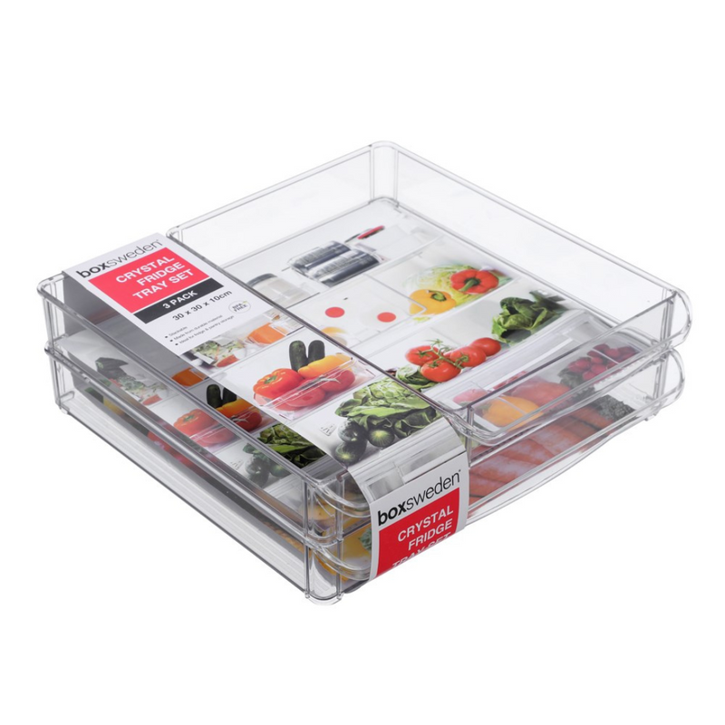 Crystal Tray™ Crystal Storage Tray Set 3pc