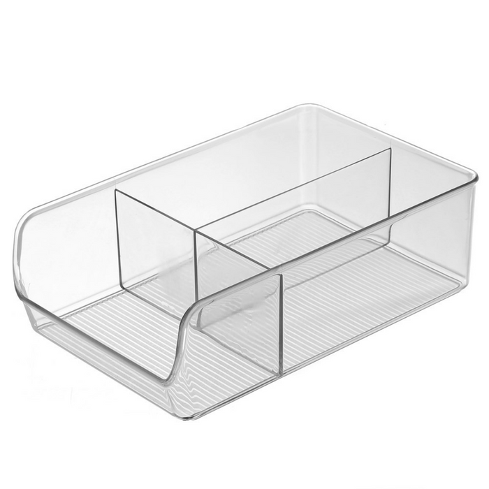 Crystal Storage Container3 Compartment 28X17X9Cm
