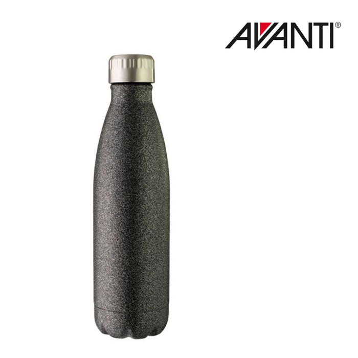 Drinking Bottle™ Fluid Vacuum Bottle Glitter Black 500ml