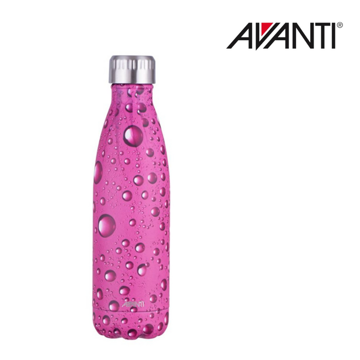 Drinking Bottle™ Fluid Vacuum Bottle Bubbles Pink 500ml