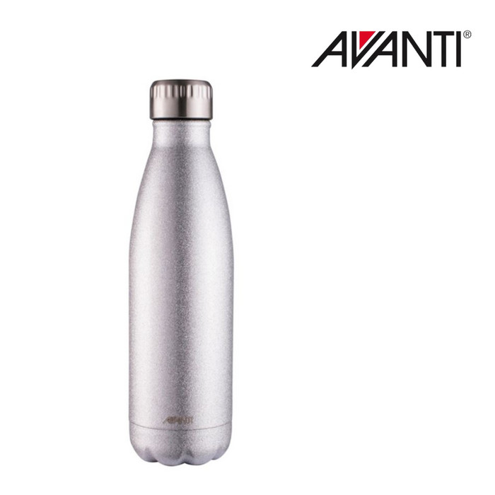 Drinking Bottle™ Fluid Vacuum Bottle Glitter Silver 500ml