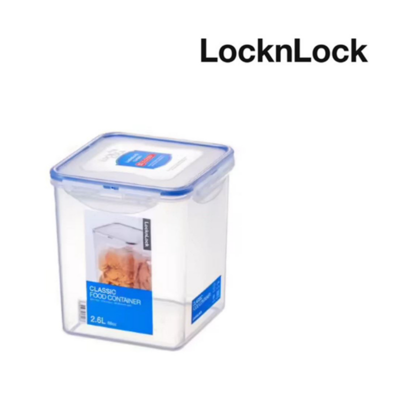Lock & Lock Classic Square Tall Food Container 2.6L