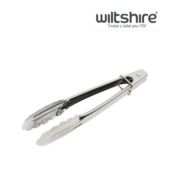 Wiltshire Bar B Stainless Steel Tongs - 23cm