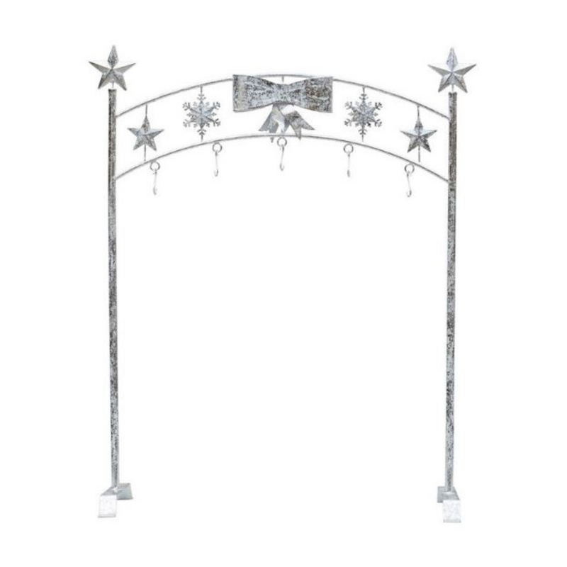 Silver Stocking Holder 105cmH