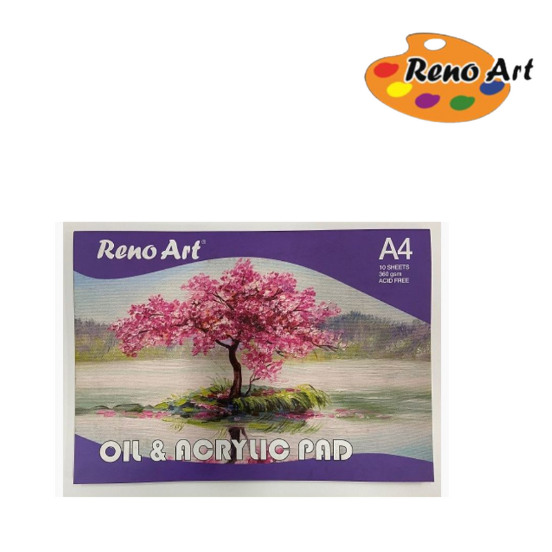 Oil and Acylic Pad A4 300gsm 10 Sheets
