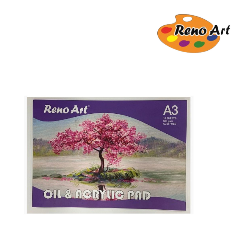 Oil and Acylic Pad A3 300gsm 10 Sheets