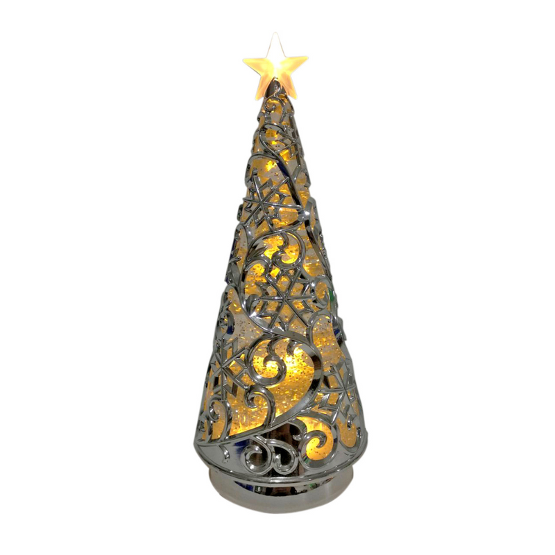LED Tree Silver