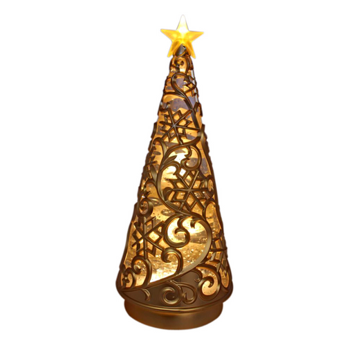 LED Tree Pale Gold