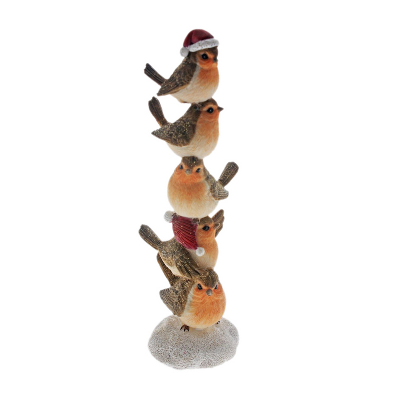 Resin Bird Stack Decoration