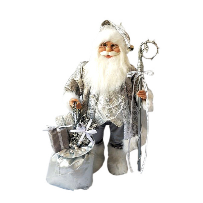Santa Santa with Spector Silver 60cm