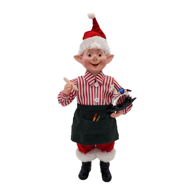 Standing Elf Workshop Horse 30cm