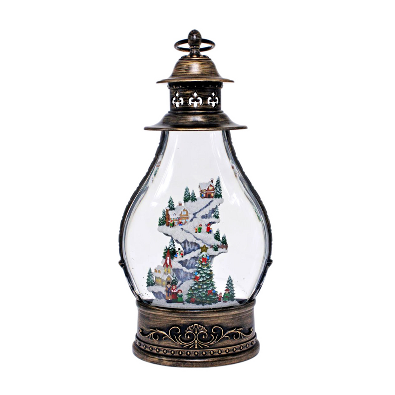 Carolers Village Lantern Oval Large