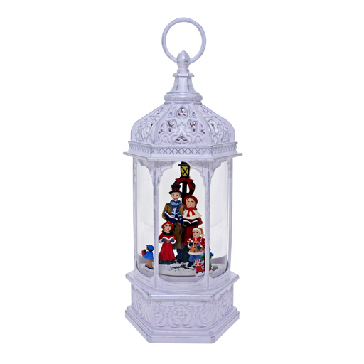 LED Caroler Lantern Hexagon White