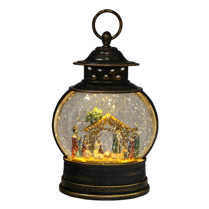 LED Nativity Round