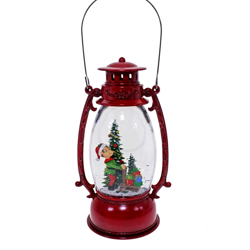 Lantern Elf Red Oval