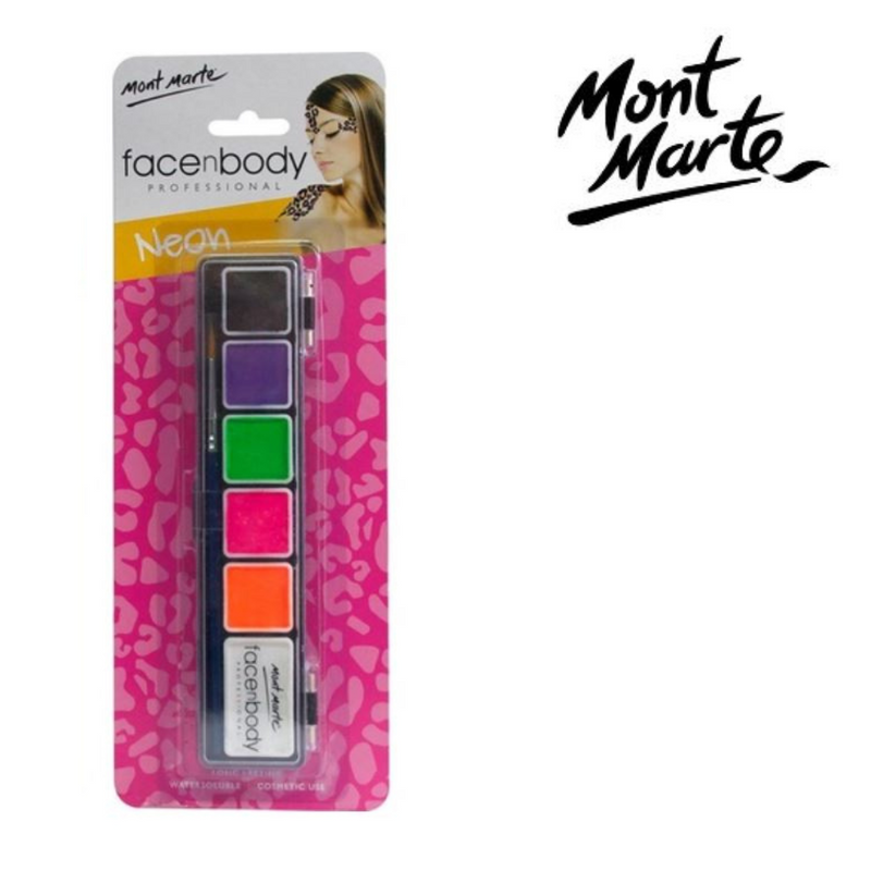 Face and Body Paint Kit Neon
