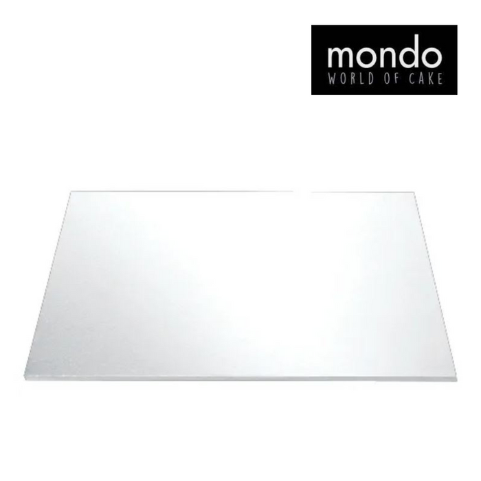 MONDO Cake Board Square - White 16in 1pc 40cm