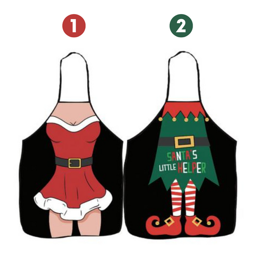 Christmas Apron Santa Elf Body