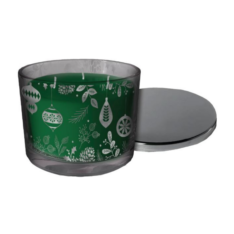 Christmas Candleâ„¢ Scented Glass Jar Candle Green