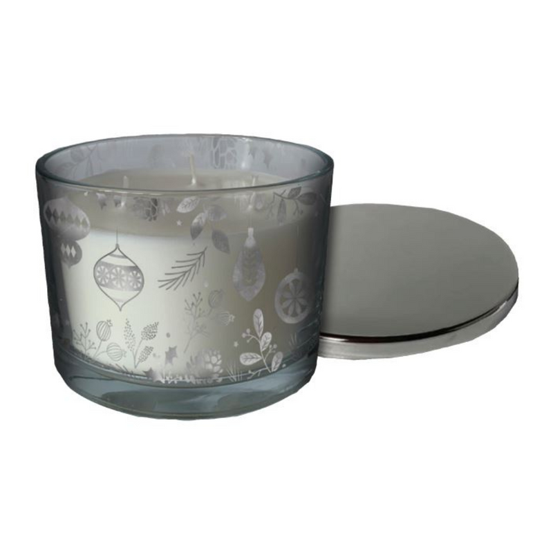 Scented Glass Jar Candle White