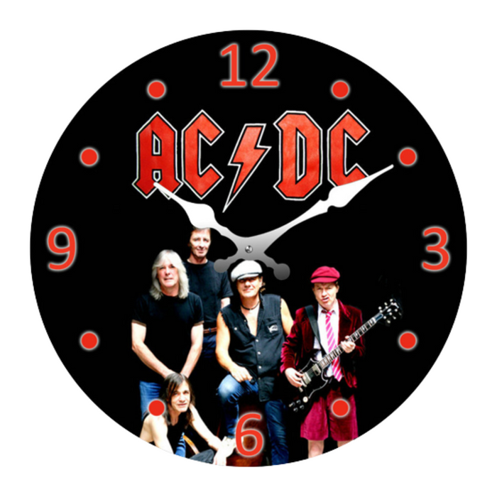 ACDC Clock 17cm