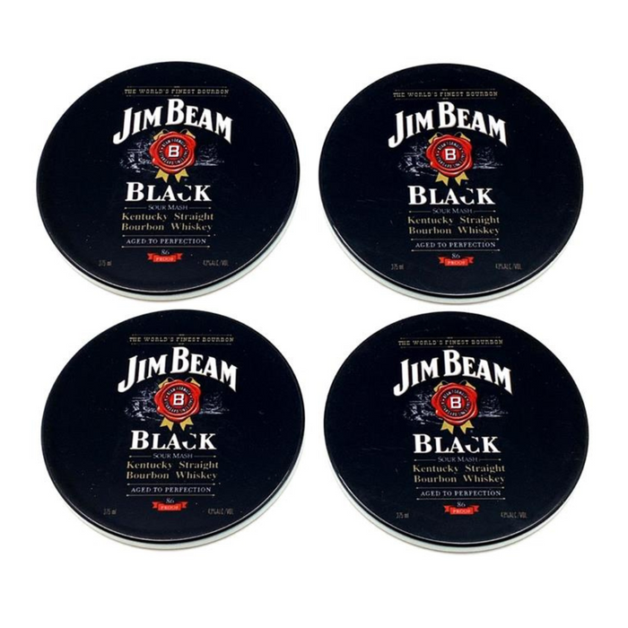 Jim Beam Black Coasters Set
