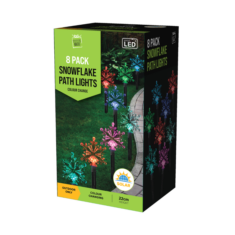 Solar Path Snowflakes 8pc