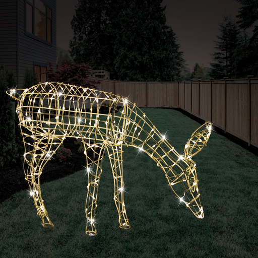 Feeding Reindeer Flashing Warm White LED Flex Cable