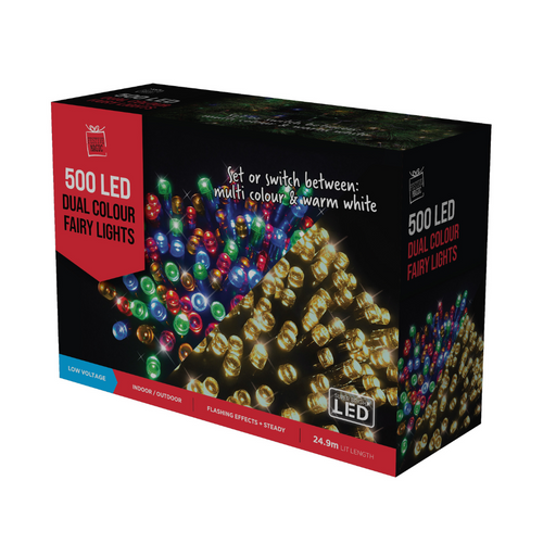 Fairy Lights Dual Colour 500 Lights