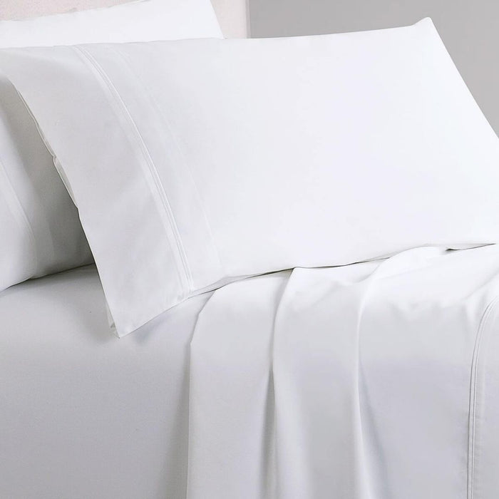 Bed Sheet™ 1000TC Cotton Rich Sheet Set KB White