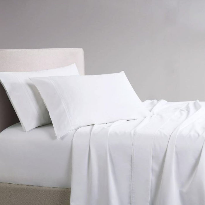 Bed Sheet™ 1000TC Cotton Rich Sheet Set QB White